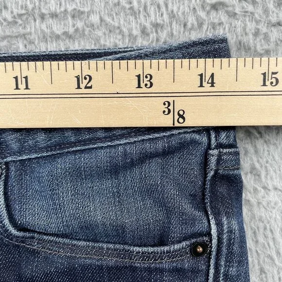 Levis 553 Jeans Womens 4 Mid Rise Bootcut Dark Wash - Picture 5 of 10